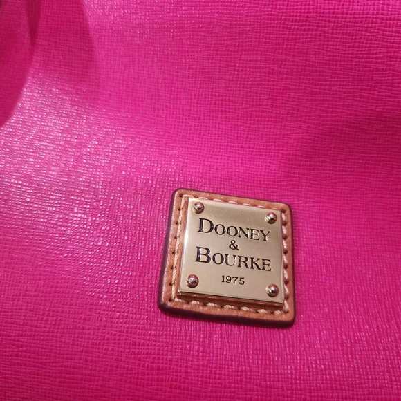 SOLD Dooney & Bourke | Fuschia Dome Satchel - Picture 4 of 8